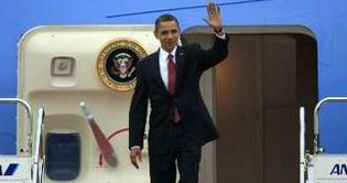 Obama reaches Japan on first official tour 